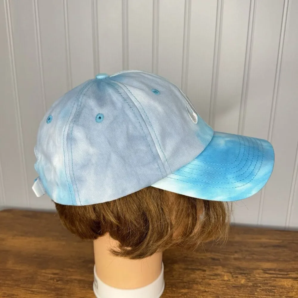 DUDE PERFECT Blue Tie Dye Adjustable Dad Hat Embroidered DP Adult Unisex YouTube